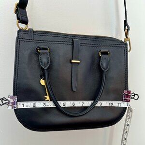 Fossil Ryder Satchel in Black